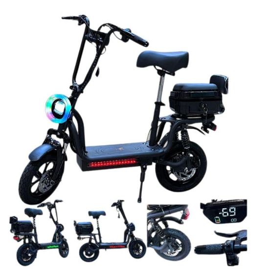 صورة سكوتر كهربائي بدواسات 48 فولت